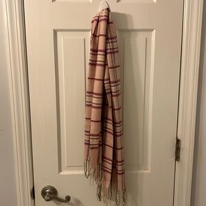 pink plaid scarf 🧣